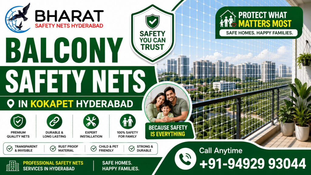 Balcony Safety Nets in Kokapet