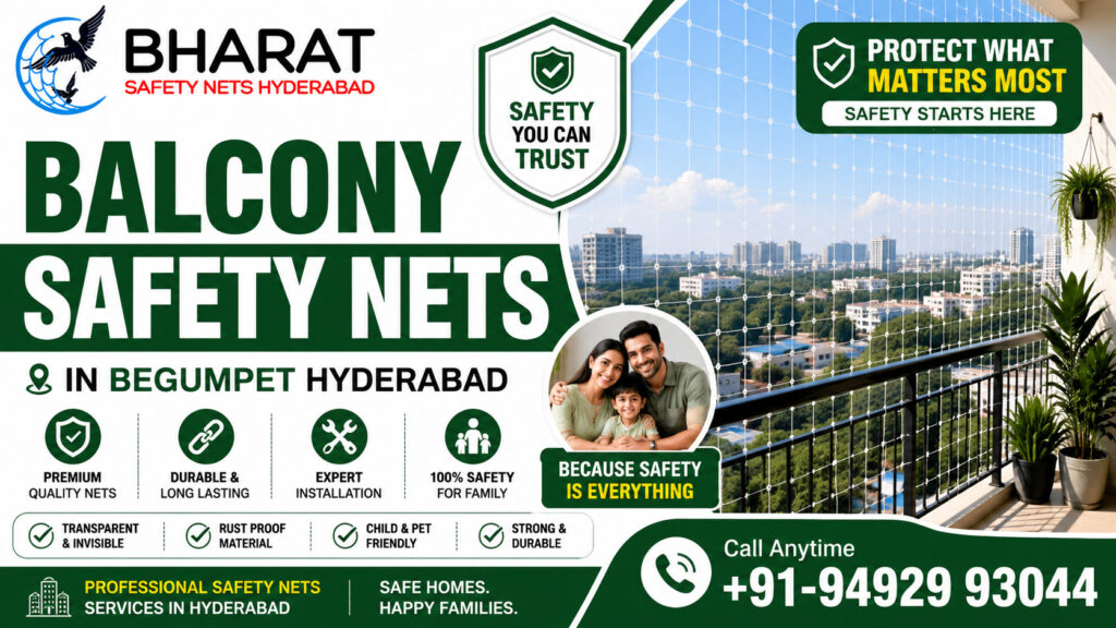 Balcony Safety Nets in Begumpet