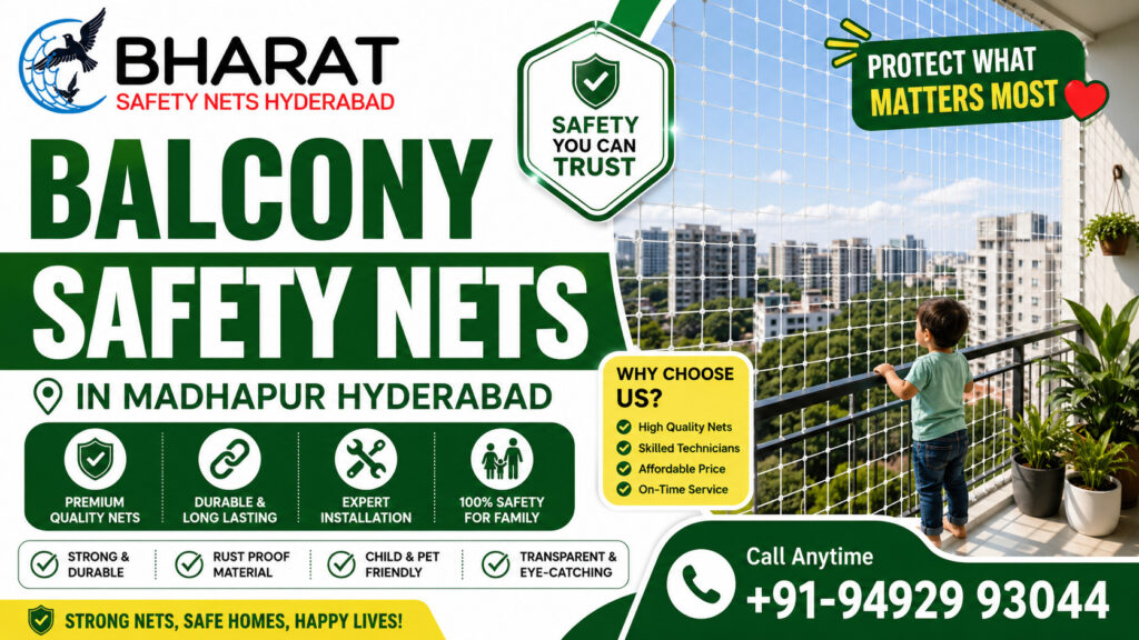 Balcony Safety Nets in Madhapur